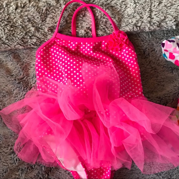 3pc baby girl swimsuit haul, 12m. - Picture 2 of 4